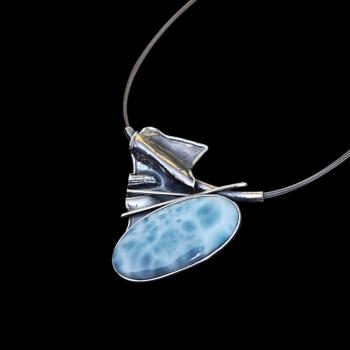 Preview: Halsschmuck Larimar in 925 Silber