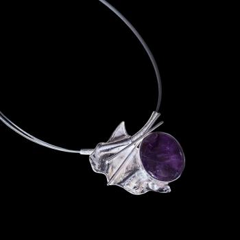 Preview: Halsschmuck Amethyst in 925 Silber