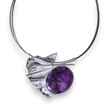 Preview: Halsschmuck Amethyst in 925 Silber