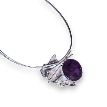Halsschmuck Amethyst in 925 Silber