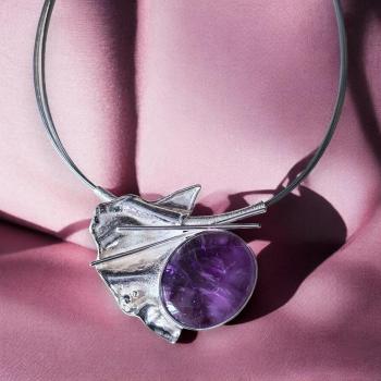 Halsschmuck Amethyst in 925 Silber