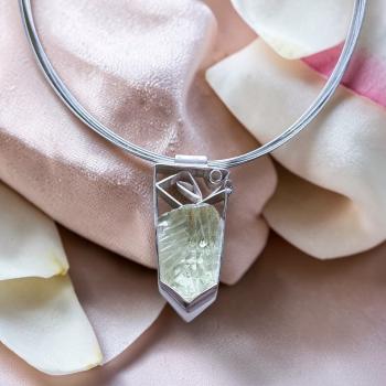 Halsschmuck Beryll in 925 Silber