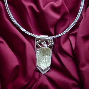 Halsschmuck Beryll in 925 Silber