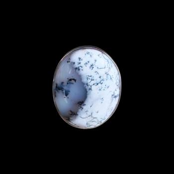 Preview: Ring mit Dendritenjaspis in 925 Silber