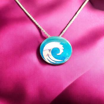 AH Shines of Color "Welle" blau