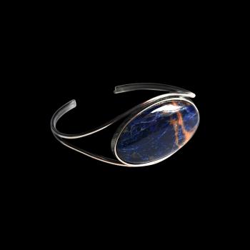 Armspange mit Sodalith in 925 Silber
