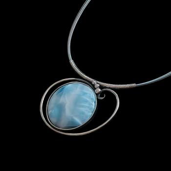 Preview: Halsschmuck Larimar in 925 Silber