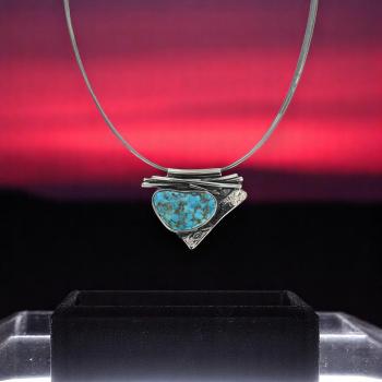 Halsschmuck mit Türkis in 925 Silber