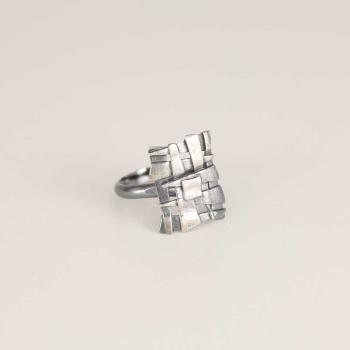 Gitter - Ring 925 Silber