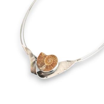 Halsschmuck Ammonit in 925 Silber