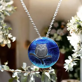 AH Shines of Color "Eule" blau