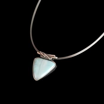 Halsschmuck Larimar in 925 Silber