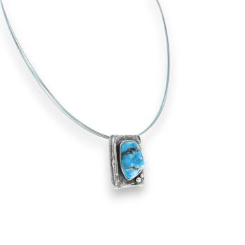 Halsschmuck mit Türkis in 925 Silber