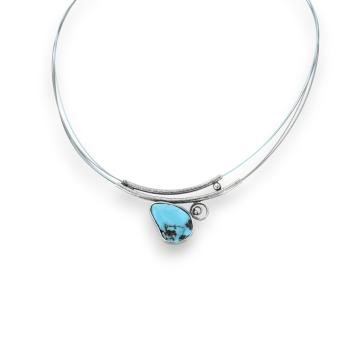 Halsschmuck mit Türkis in 925 Silber