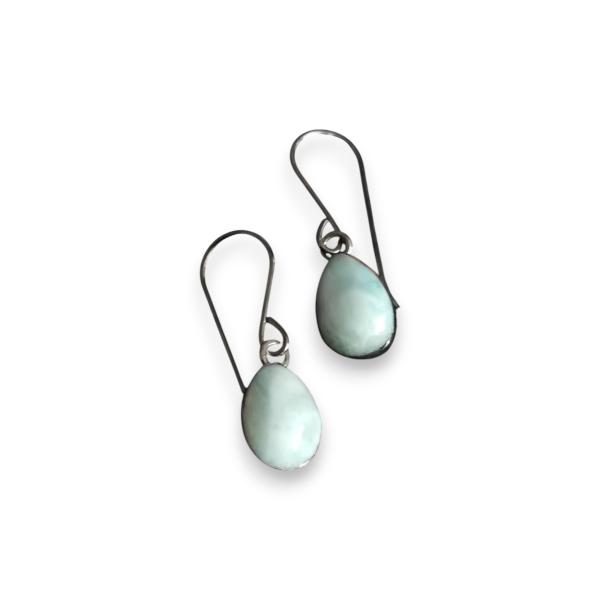 Ohrhänger Larimar in 925 Silber