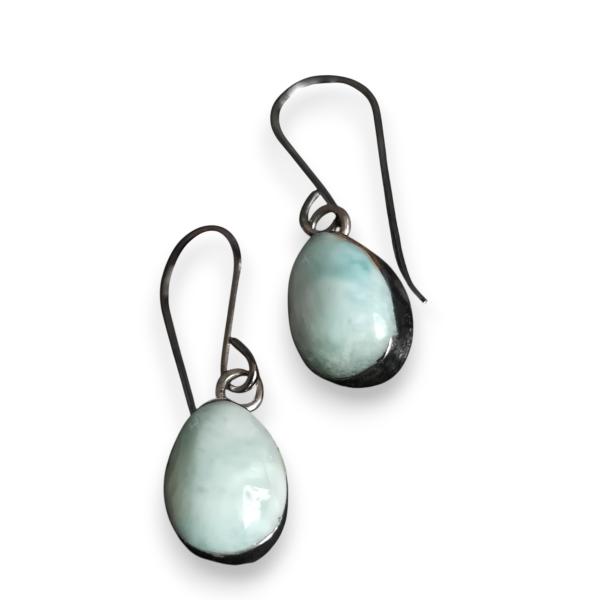 Ohrhänger Larimar in 925 Silber