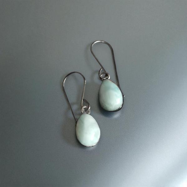 Ohrhänger Larimar in 925 Silber
