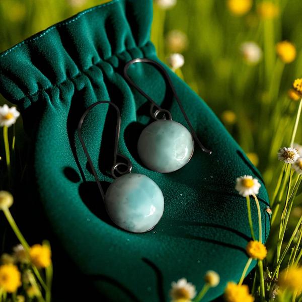Ohrhänger mit Larimar