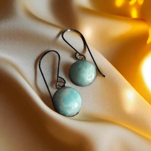 Ohrhänger mit Larimar