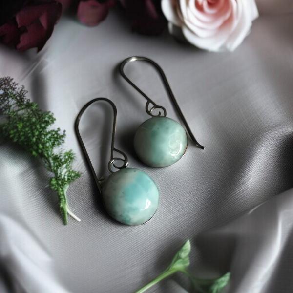 Ohrhänger mit Larimar