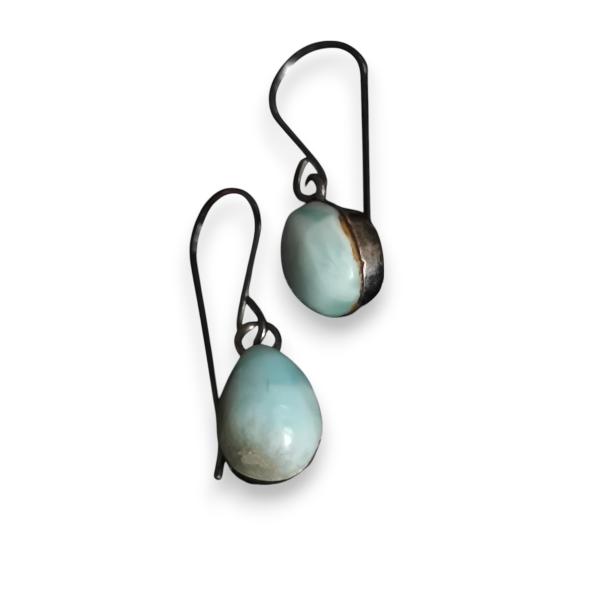 Ohrhänger mit Larimar