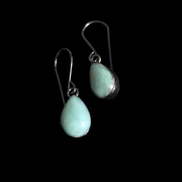 Ohrhänger Larimar in 925 Silber