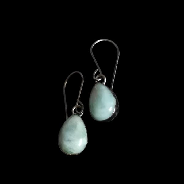 Ohrhänger Larimar in 925 Silber