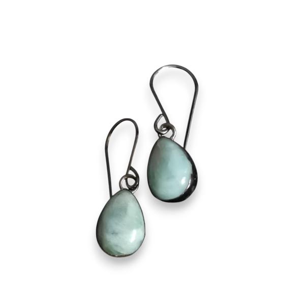 Ohrhänger Larimar in 925 Silber