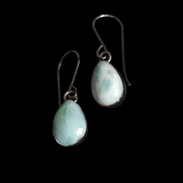 Ohrhänger Larimar in 925 Silber