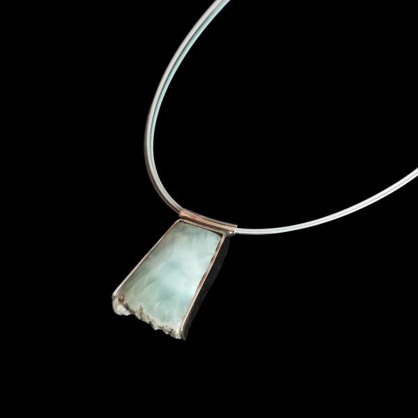 Halsschmuck Larimar in 925 Silber