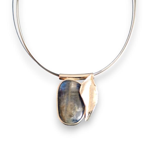 Halsschmuck Kyanit in 925 Silber