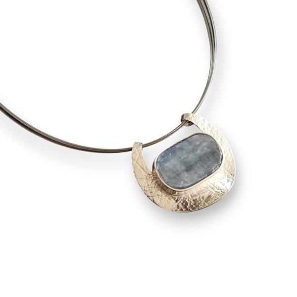 Halsschmuck Kyanit in 925 Silber