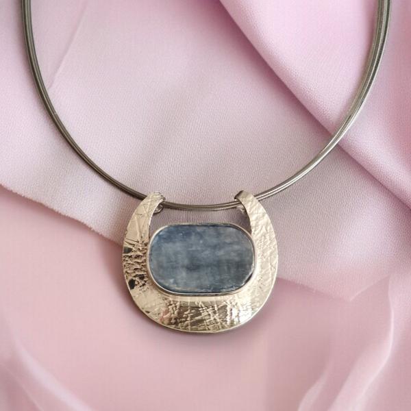 Halsschmuck Kyanit in 925 Silber