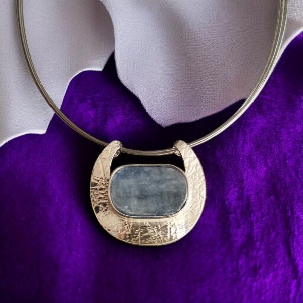 Halsschmuck Kyanit in 925 Silber