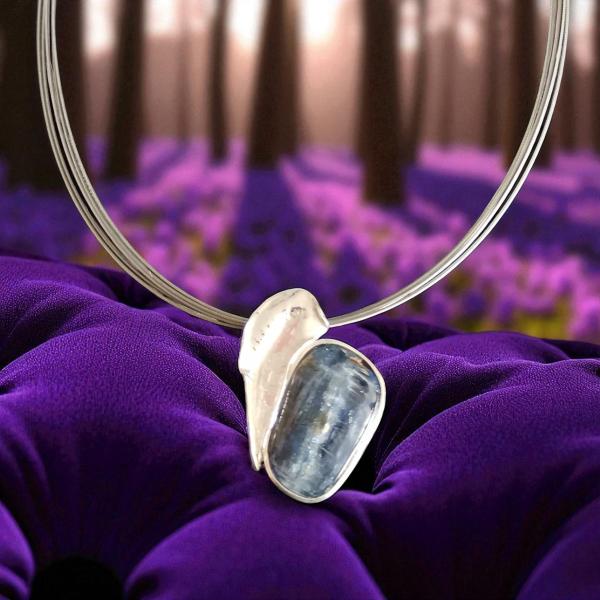Halsschmuck Kyanit in 925 Silber