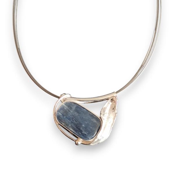 Halsschmuck Kyanit in 925 Silber