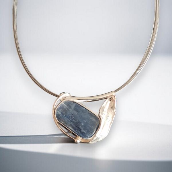 Halsschmuck Kyanit in 925 Silber