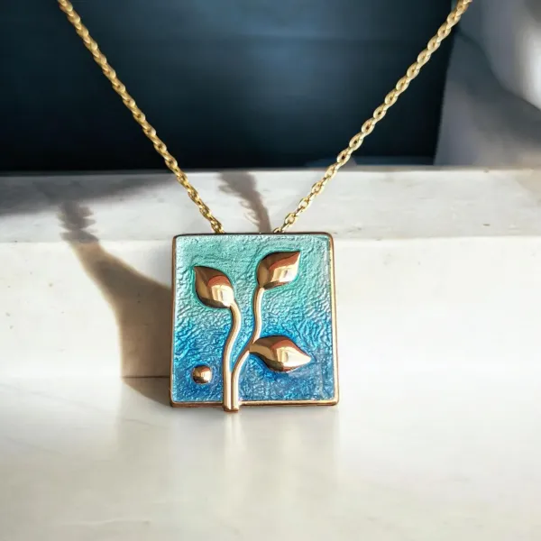 AH Shines of Color blau 16.01 - vergoldet -