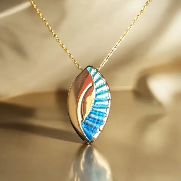 AH Shines of Color blau 18.01 - vergoldet -