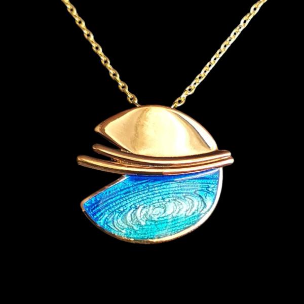 AH Shines of Color blau 26.01 - vergoldet -