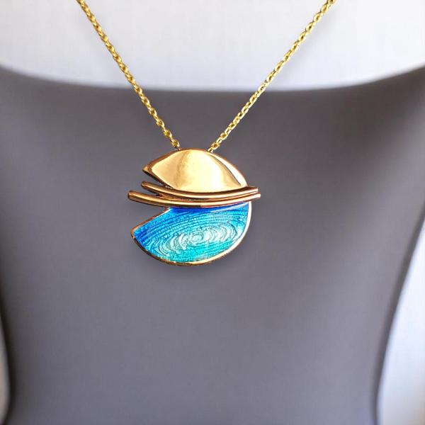 AH Shines of Color blau 26.01 - vergoldet -