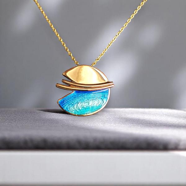 AH Shines of Color blau 26.01 - vergoldet -