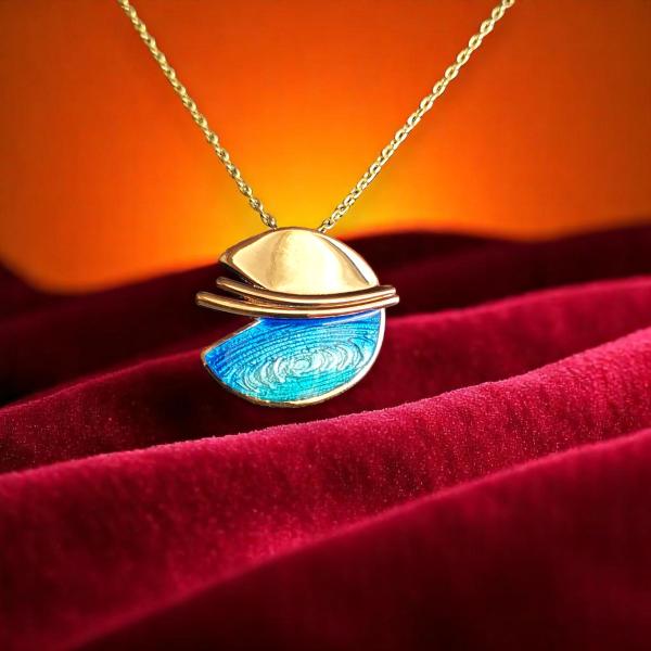 AH Shines of Color blau 26.01 - vergoldet -