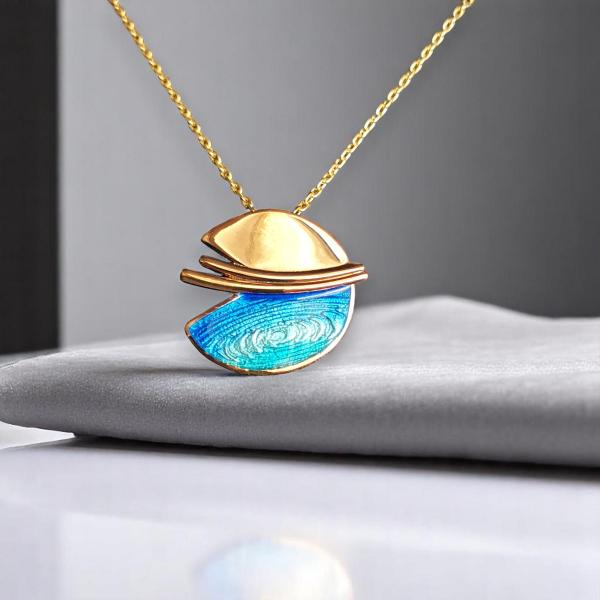 AH Shines of Color blau 26.01 - vergoldet -