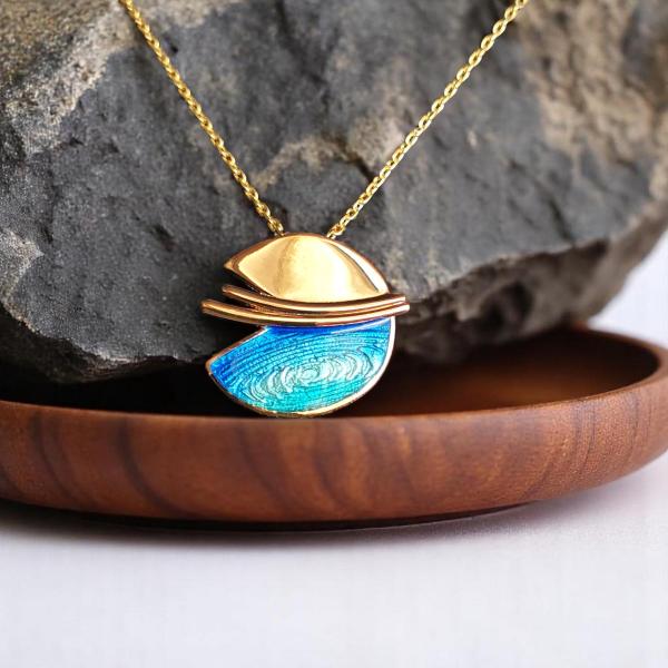 AH Shines of Color blau 26.01 - vergoldet -