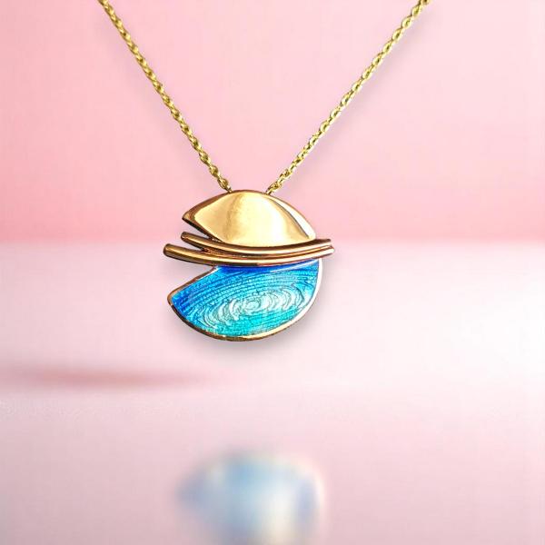 AH Shines of Color blau 26.01 - vergoldet -