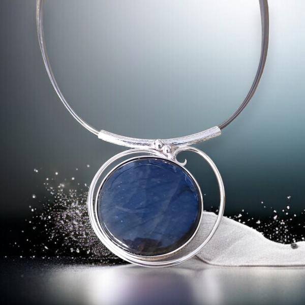 Halsschmuck Labradorit in 925 Silber