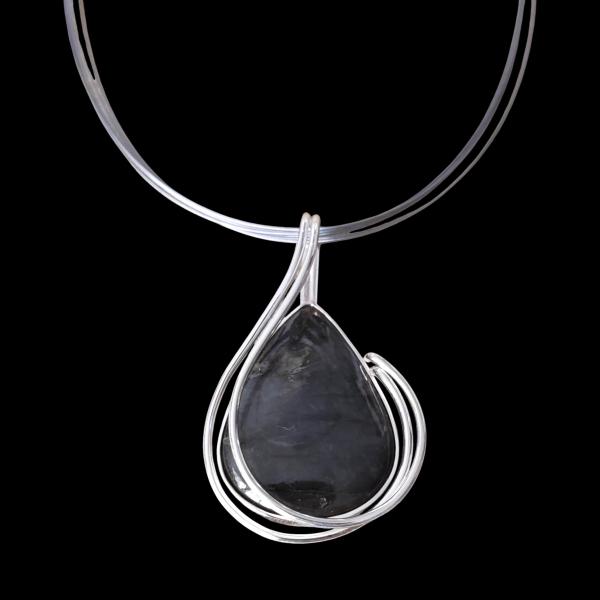 Halsschmuck Labradorit in 925 Silber
