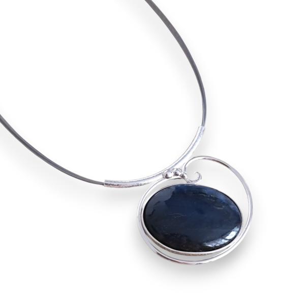 Halsschmuck Labradorit in 925 Silber