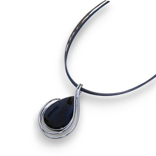 Halsschmuck Labradorit in 925 Silber